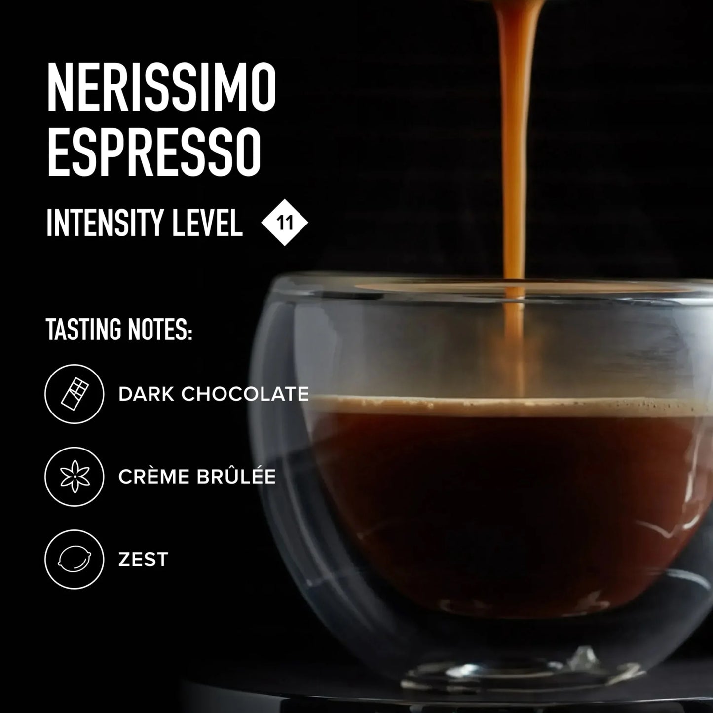 Nerissimo Intensity 11 Espresso Pods — Original Line Compatible, 10ct