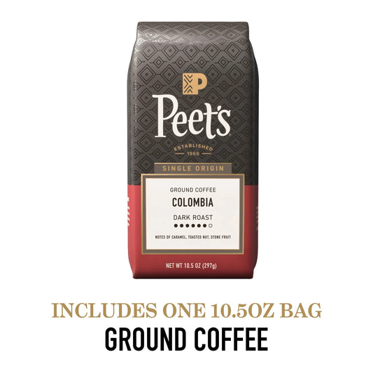 Single Origin Colombia — Dark Roast Ground Coffee, 12oz