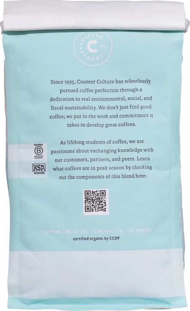 Counter Culture Fast Forward Medium Roast Whole Bean Coffee - 12oz