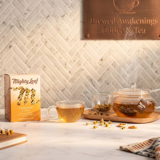 Chamomile Citrus Herbal Tea — Caffeine-Free, 15 Pouches