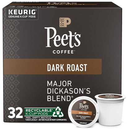 Major Dickerson Dark Roast Single-Serve Coffee Pods — 10 Count