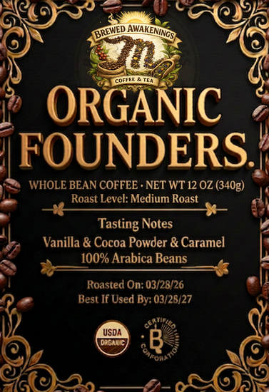 Organic Founders — Mittelstark gerösteter Kaffee als ganze Bohnen, 340g