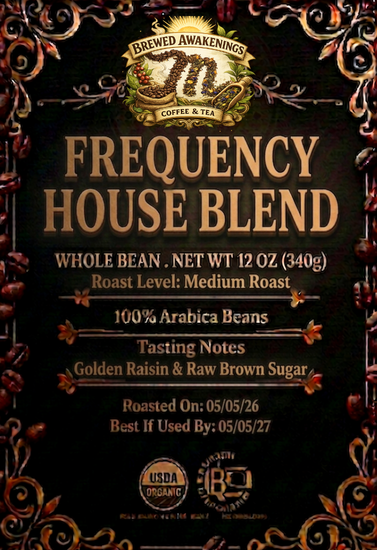 Frequency House Blend – Mittlere Röstung Ganze Kaffeebohnen, 340g