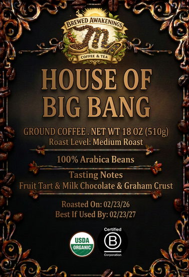 House of Big Bang – Mittelstark gerösteter gemahlener Kaffee, 510g