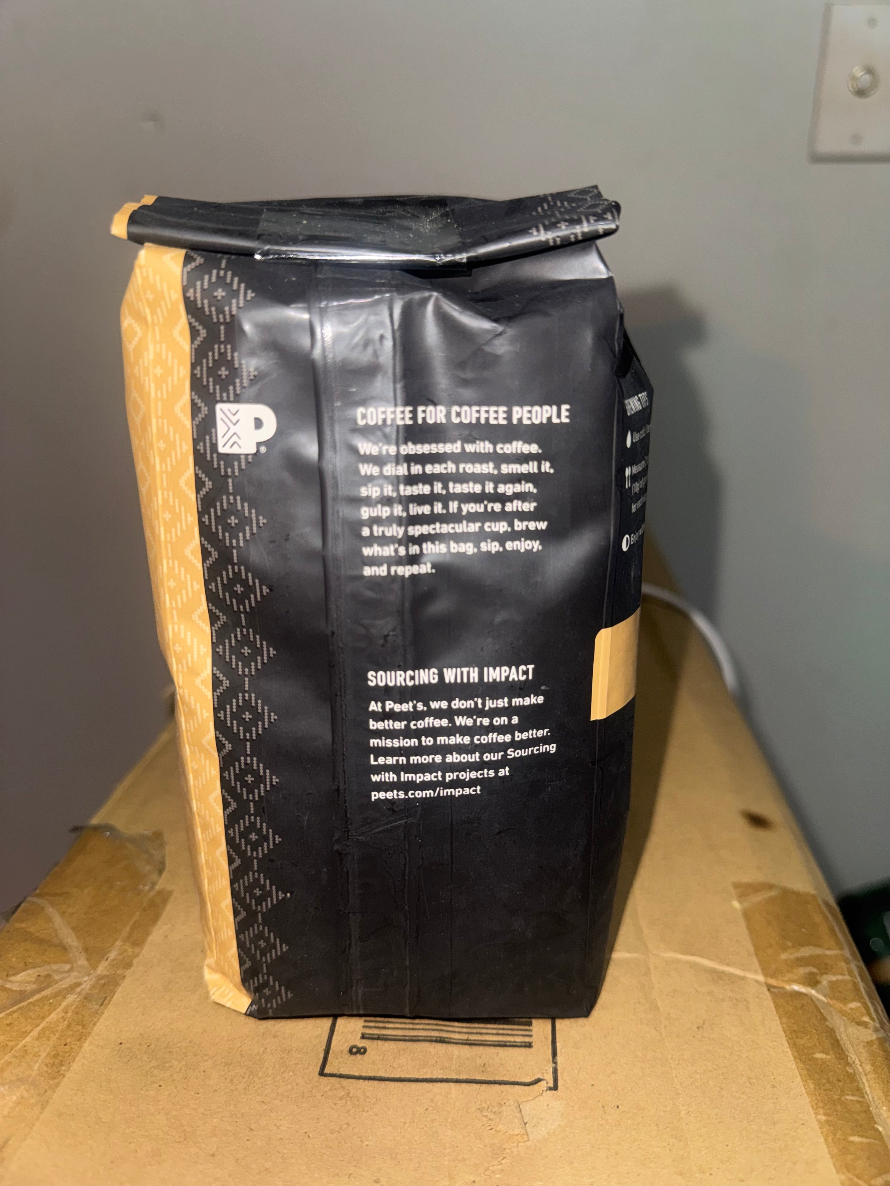 Peet's Coffee Big Bang Medium Roast Whole Coffee Beans (10.5 oz)