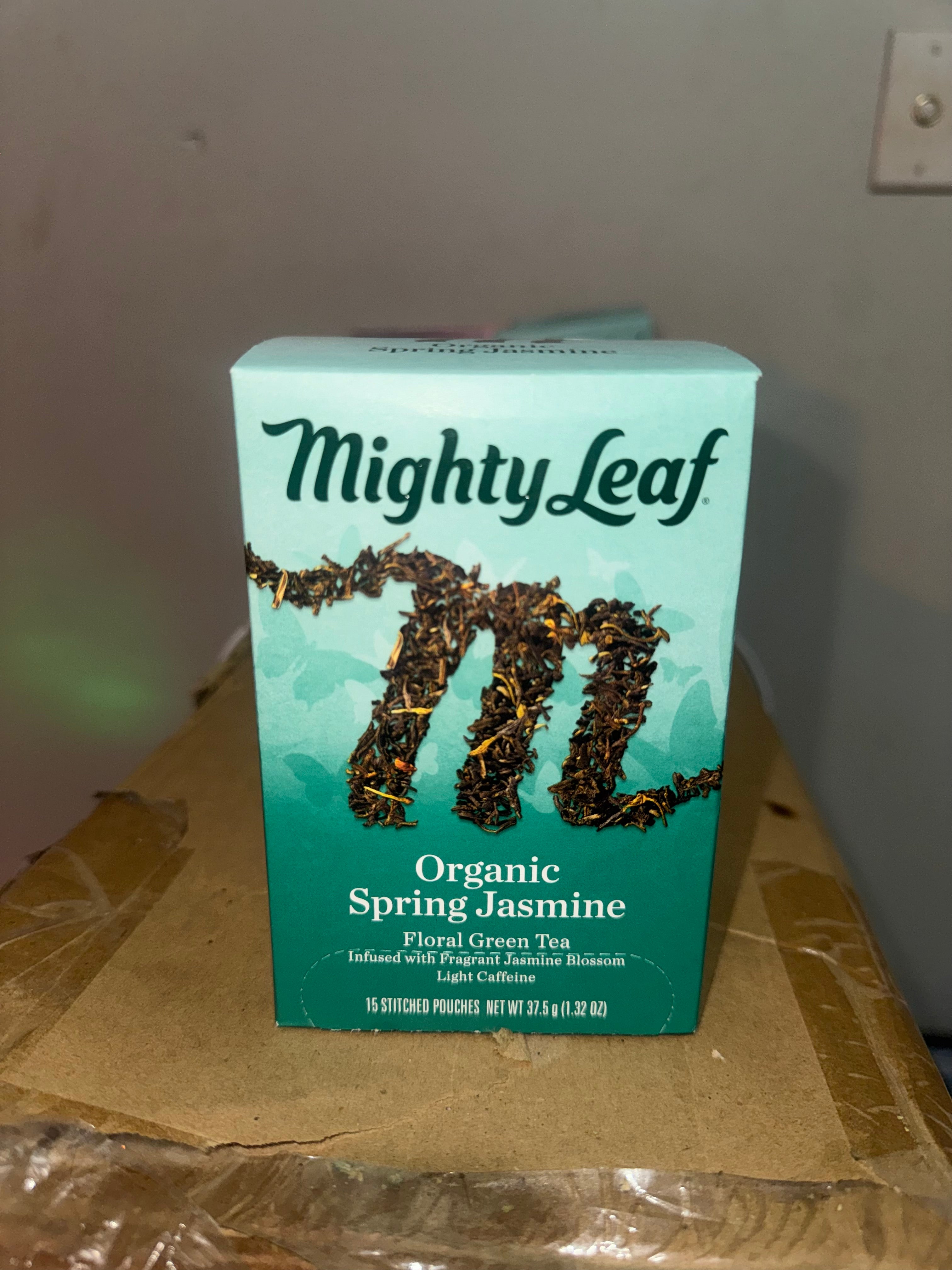 Mighty Leaf Tea Organic Spring Jasmine, Green Tea, 15 Tea Bags