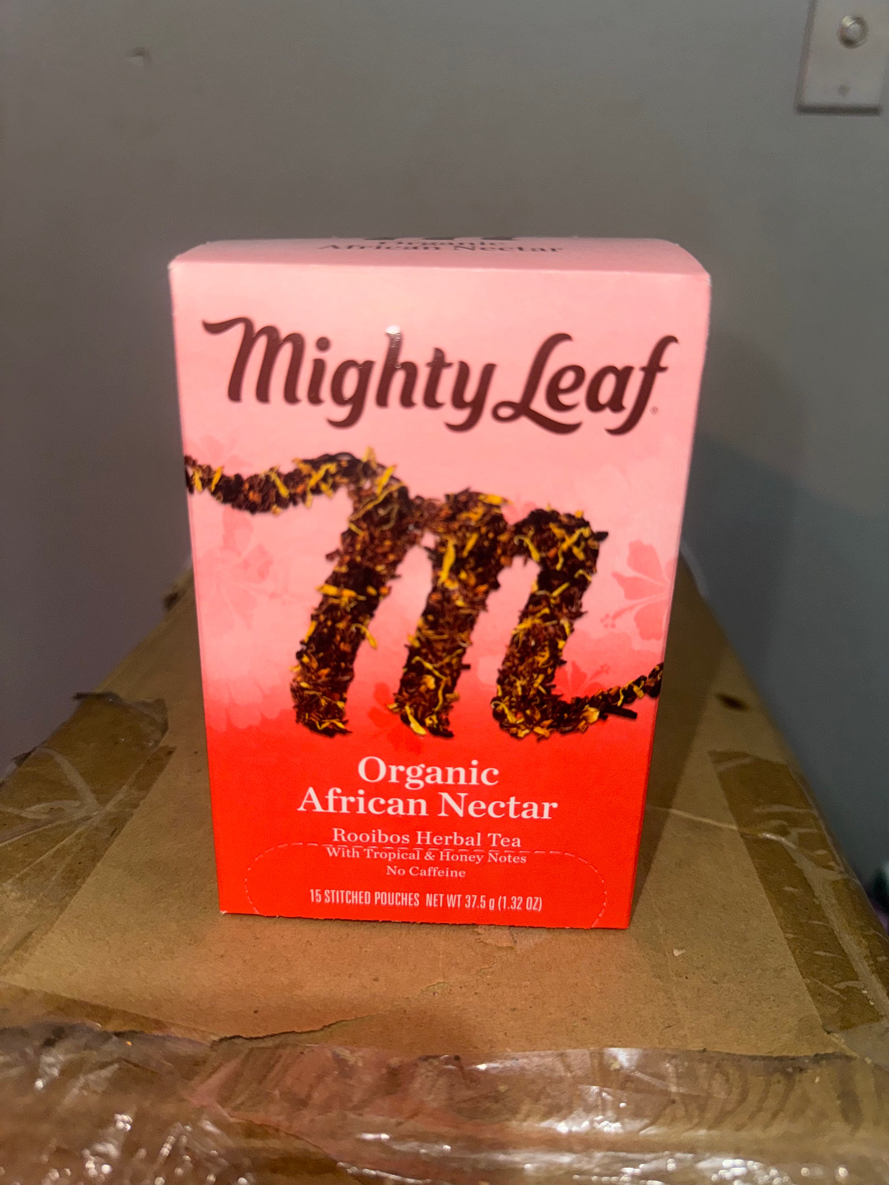 Mighty Leaf Tea Organic African Nectar Stitch Tea Bags, 15 Count