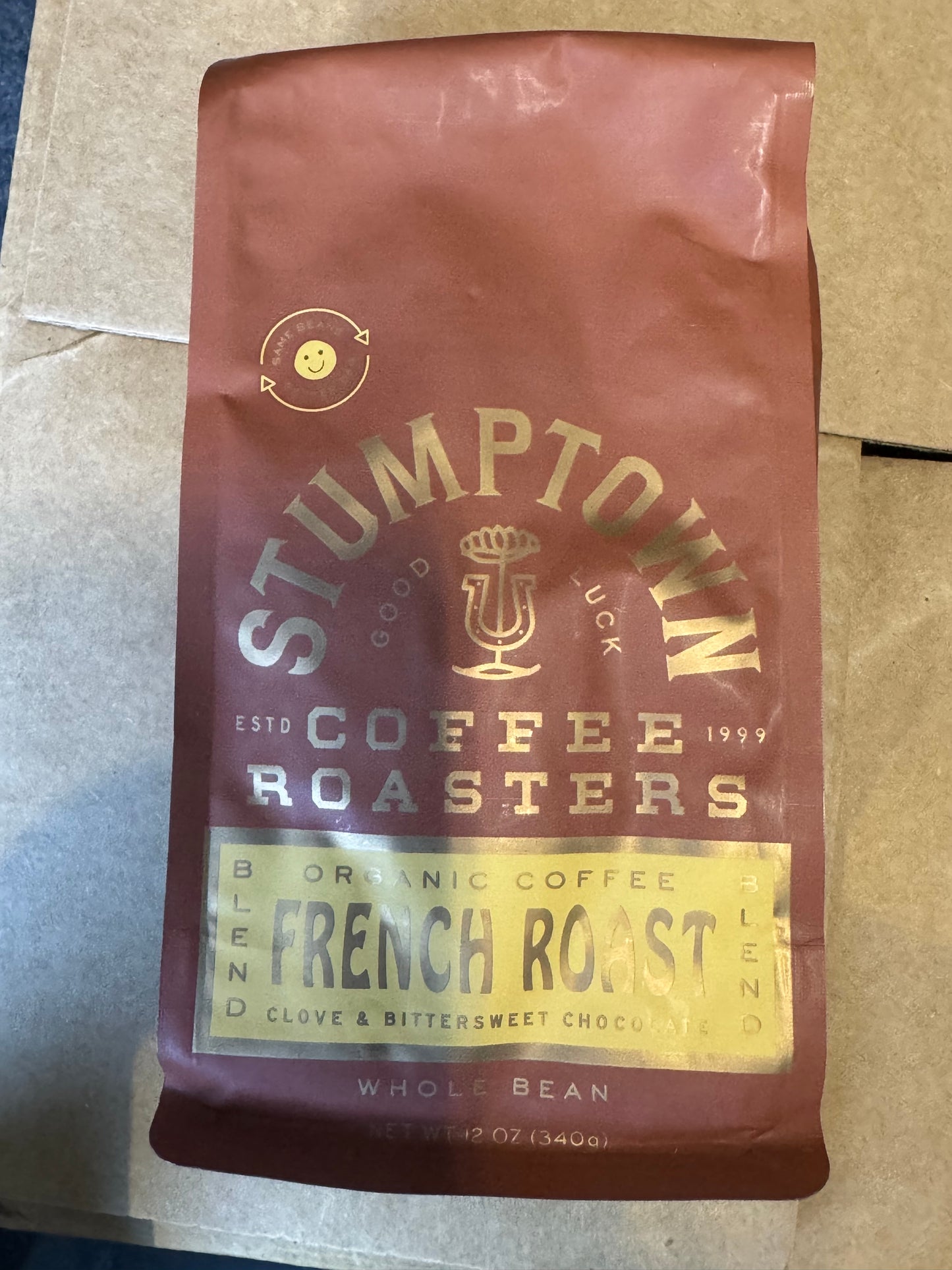 Organic French Roast Blend — Whole Bean Coffee, 12oz