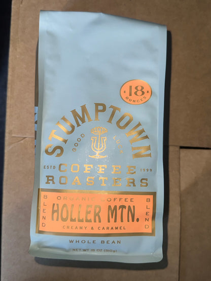 Organic Holler Mountain — Light Roast Whole Bean Coffee, 18oz