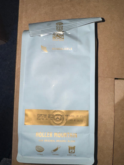 Organic Holler Mountain — Light Roast Whole Bean Coffee, 18oz