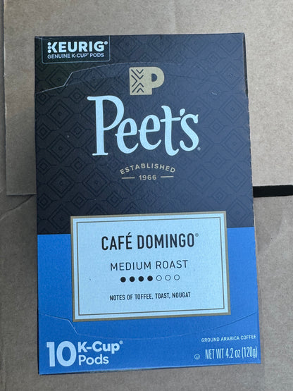 Café Domingo Medium Roast Single-Serve Coffee Pods — 10 Count