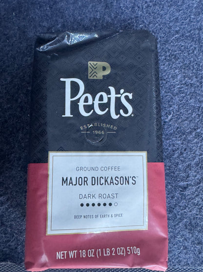 Major Dickerson — Dark Roast Ground Coffee, 18oz