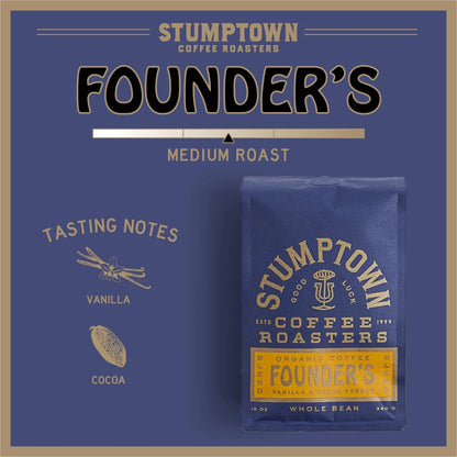 Organic Founders — Mittelstark gerösteter Kaffee als ganze Bohnen, 340g