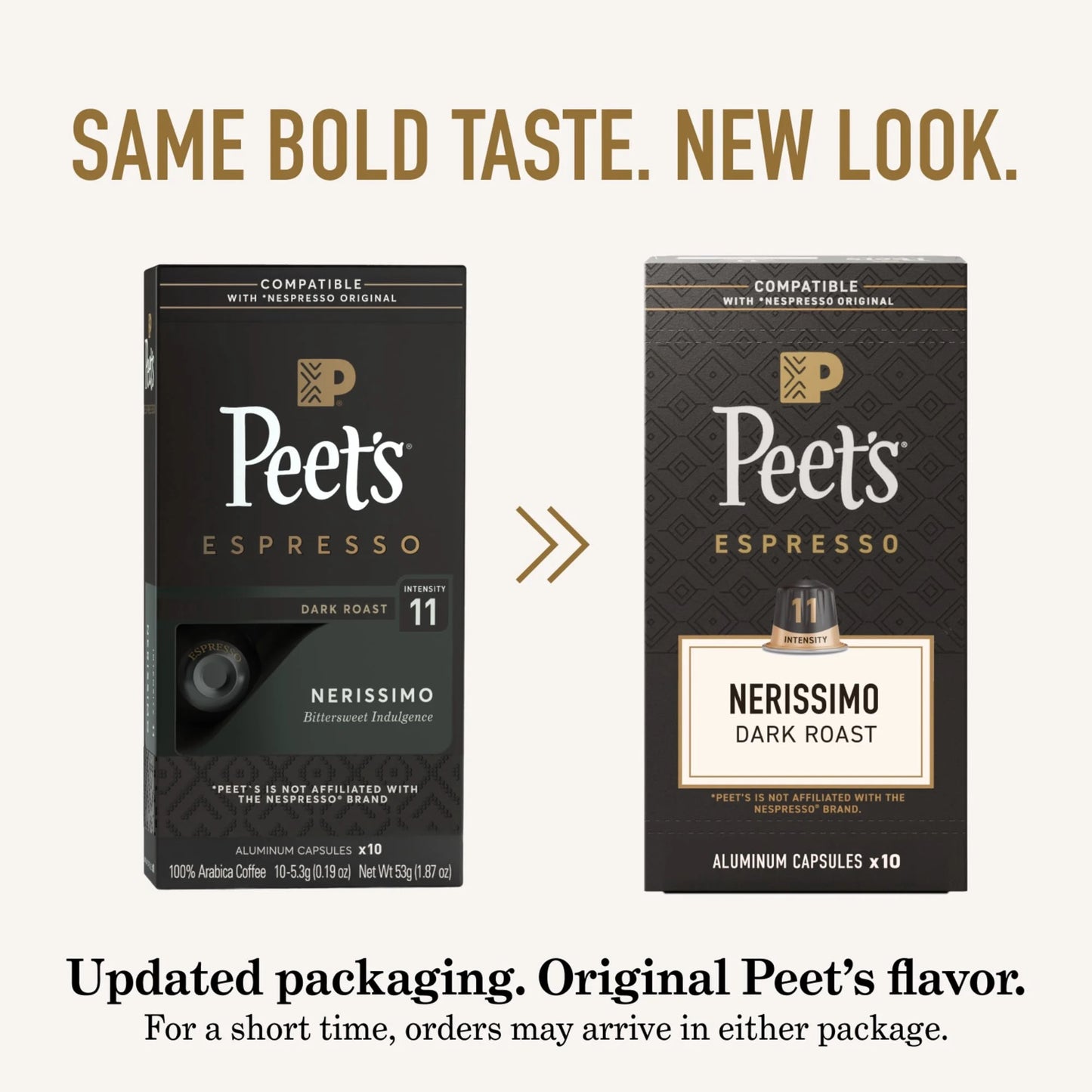 Nerissimo Intensity 11 Espresso Pods — Original Line Compatible, 10ct
