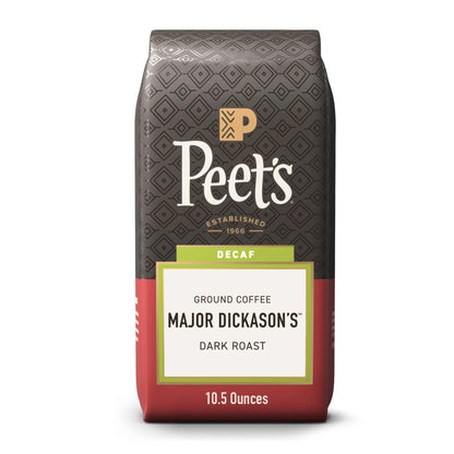 Koffeinfrei Major Dickerson — Dunkle Röstung gemahlener Kaffee, 297g