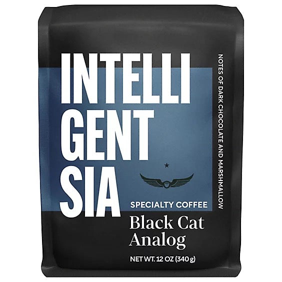 Black Cat Analog Espresso — Medium Roast Whole Bean, 12oz