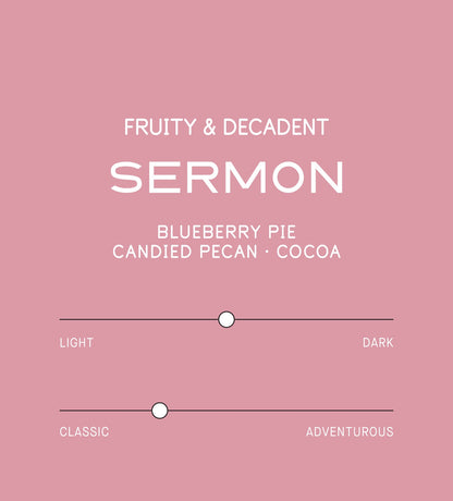 Coffee Roasters Sermon Blend Whole Beans 12oz