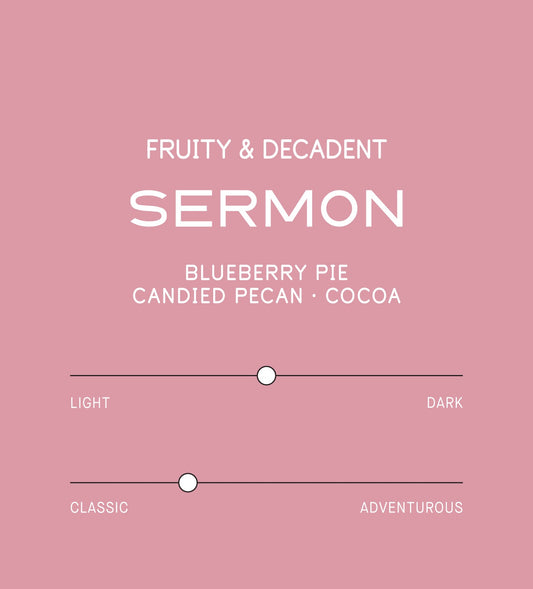 Coffee Roasters Sermon Blend Whole Beans 12oz