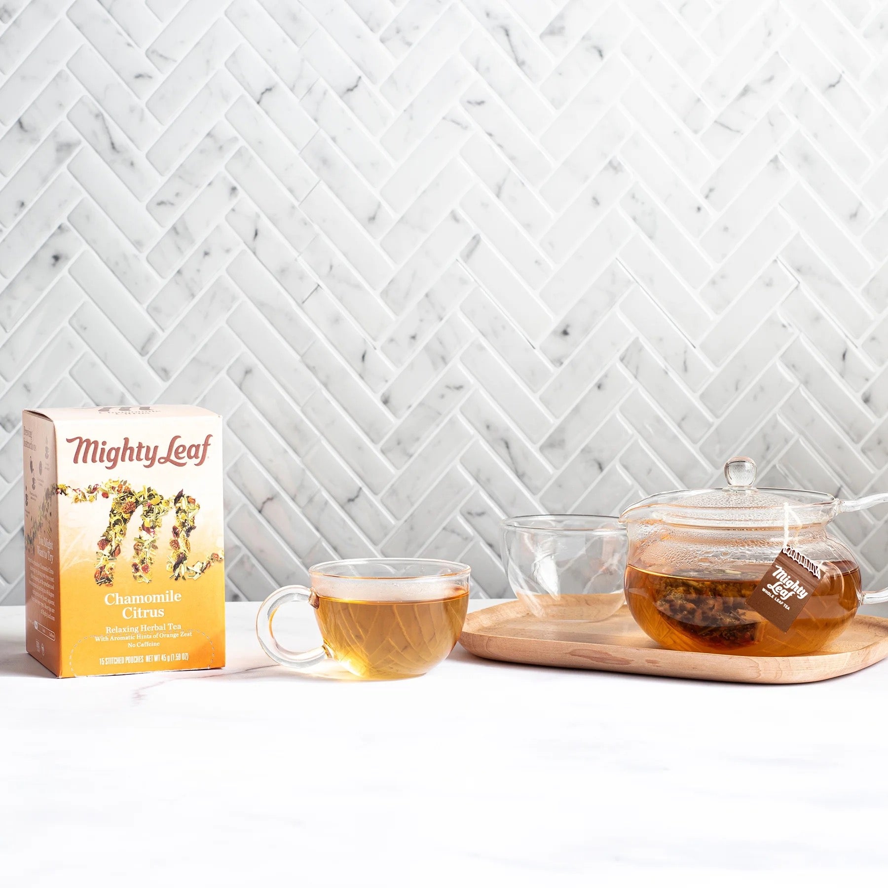 Mighty Leaf Tea Mighty Leaf Tea Chamomile Citrus Herbal Tea Bags, 15 Count