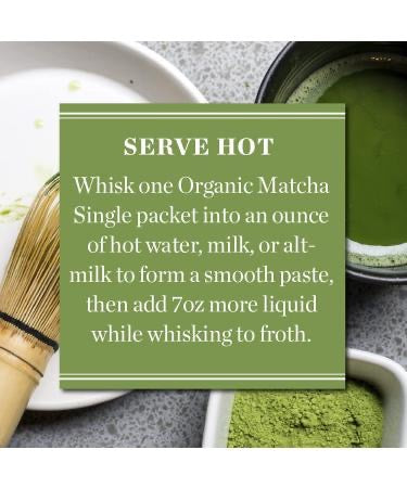 Mighty Leaf Tea, Organic Matcha Green Tea Powder - 100% Unsweetened Japanese Matcha, 12 Single Serve Packets Organic Matcha 12 Count (Pack of 1)