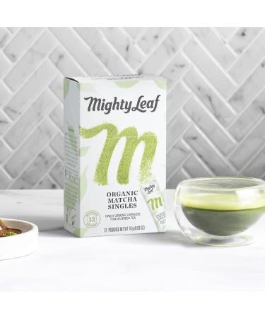 Organic Matcha Singles — 12 Single-Serve Packets, Shizuoka Japan
