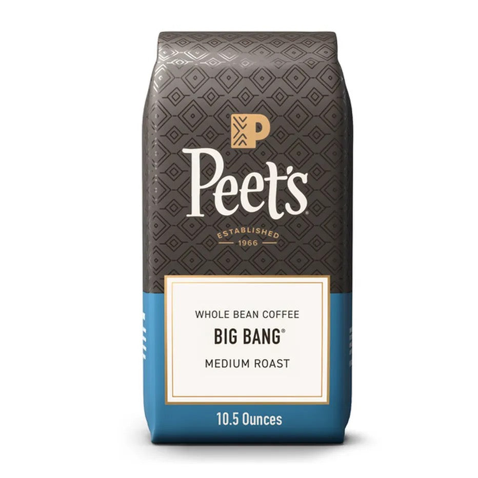 Peet's Coffee Big Bang Medium Roast Whole Coffee Beans (10.5 oz)