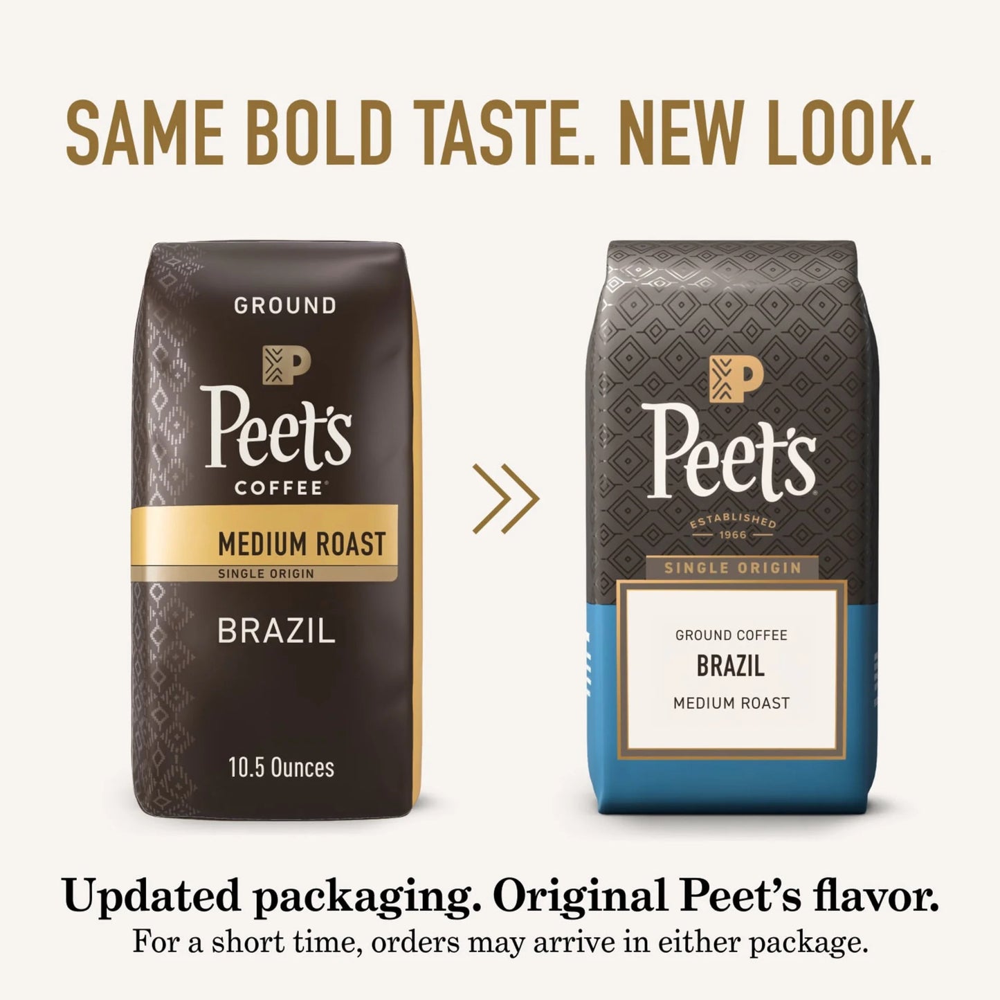 Single Origin Brazil — Medium Roast Ground Coffee, 10.5oz