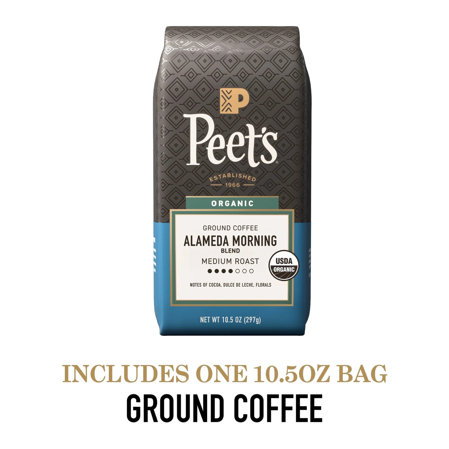 Organic Alameda Morning — Medium Roast Ground Coffee, 10.5oz