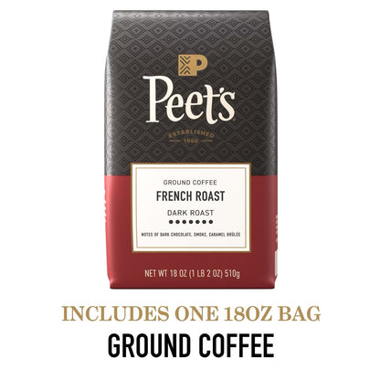 French Roast Blend — Dark Roast Ground Coffee, 18oz