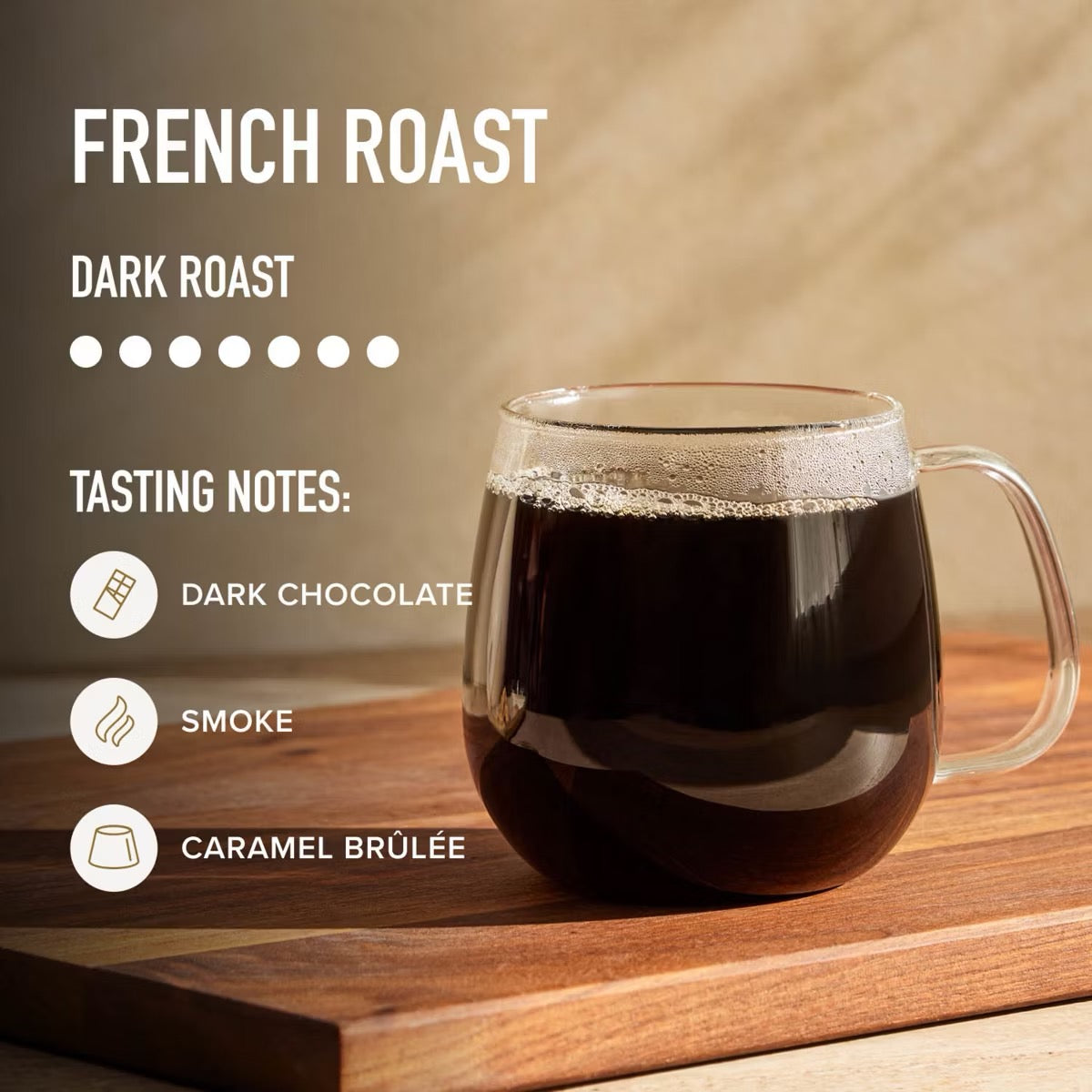 Mélange Français torréfié — Café moulu, torréfaction foncée, 297g