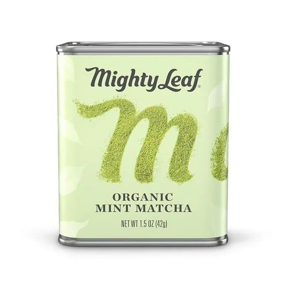 Organic Mint Matcha Green Tea Powder — Unsweetened, 1.5oz Tin