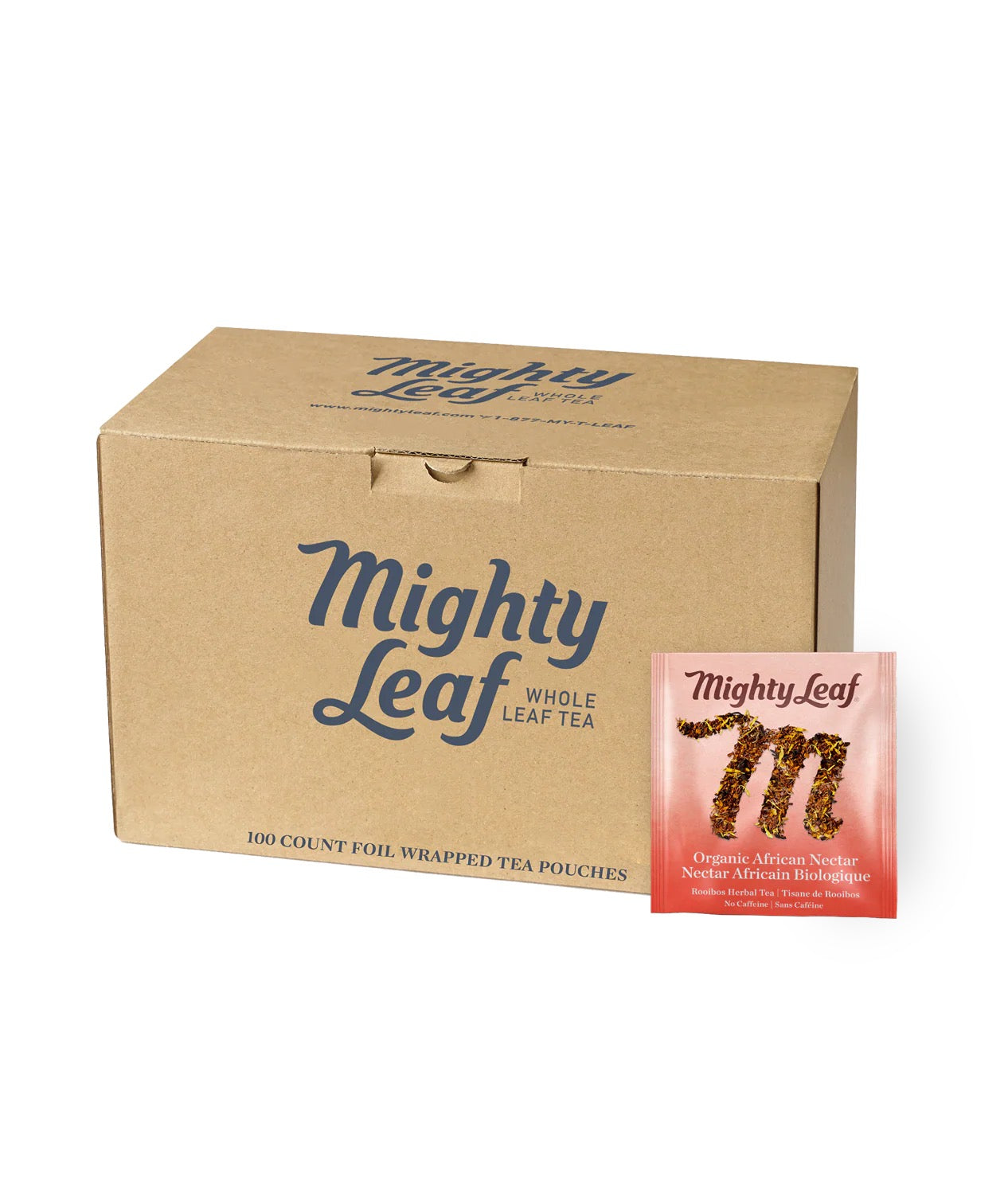 Mighty Leaf Tea Organic African Nectar Stitch Tea Bags, 15 Count