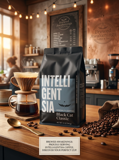 Black Cat Classic Espresso — Light Roast Whole Bean, 12oz