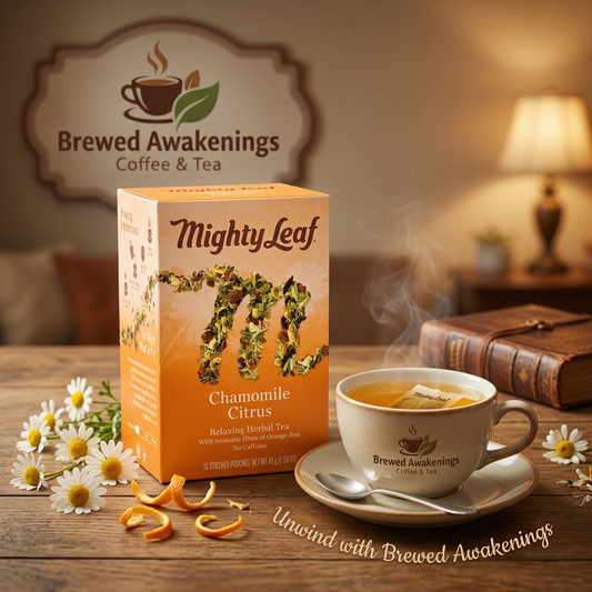 Chamomile Citrus Herbal Tea — Caffeine-Free, 15 Pouches