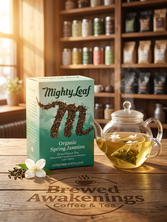 Organic Spring Jasmine Floral Green Tea — 15 Pouches