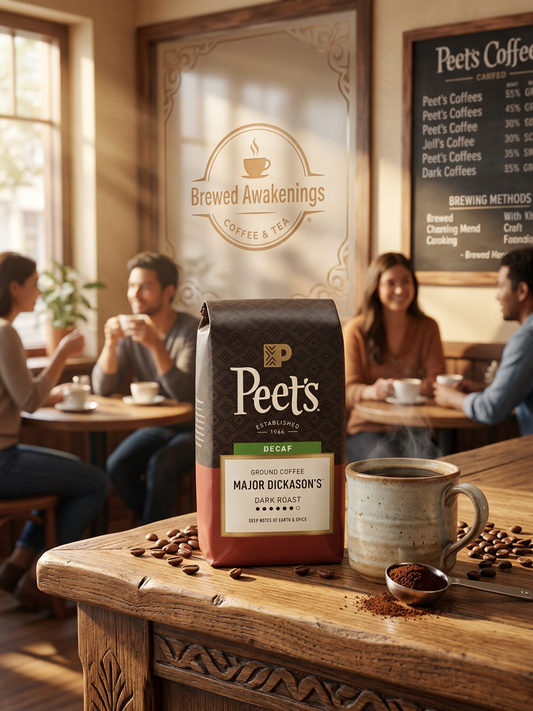 Decaf Major Dickerson — Dark Roast Ground Coffee, 10.5oz