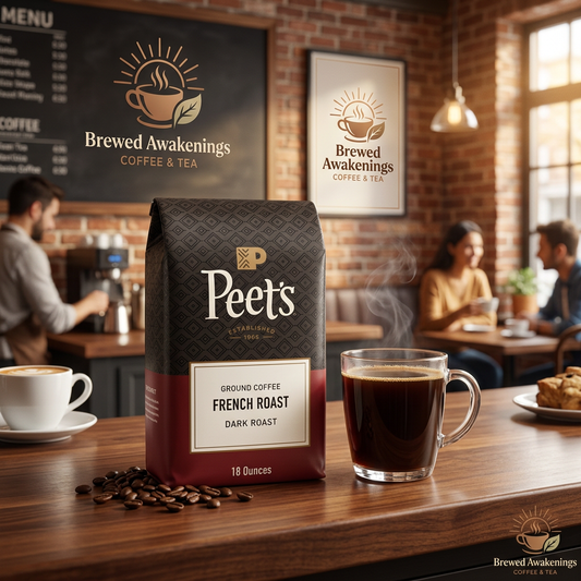 French Roast Blend — Dark Roast Ground Coffee, 18oz