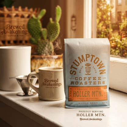 Organic Holler Mountain — Medium Roast Whole Bean Coffee, 12oz