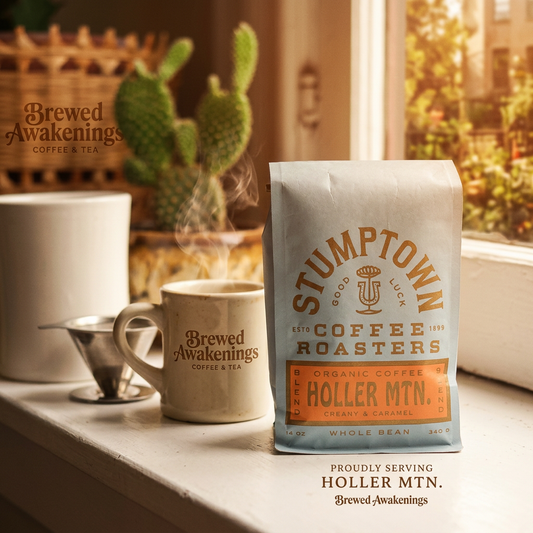 Organic Holler Mountain — Medium Roast Whole Bean Coffee, 12oz
