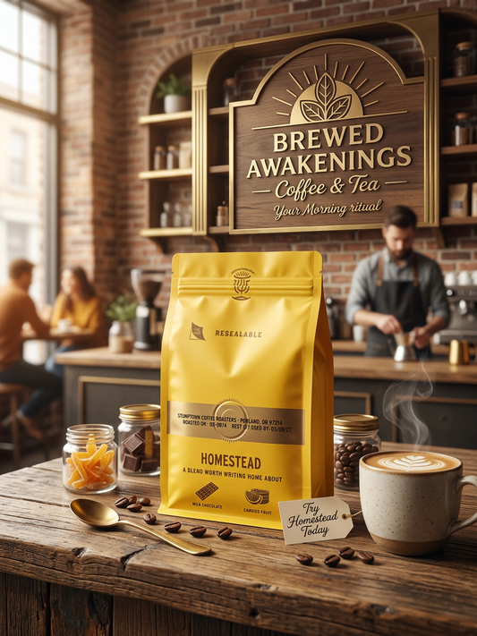 Homestead Blend — Light Roast Ground Coffee, 12oz