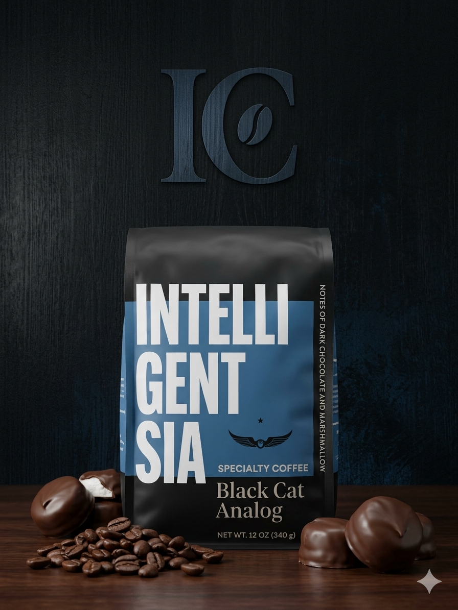 Black Cat Analog Espresso — Medium Roast Whole Bean, 12oz