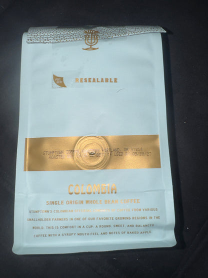 Single Origin Colombia — Medium Roast Whole Bean Coffee, 12oz
