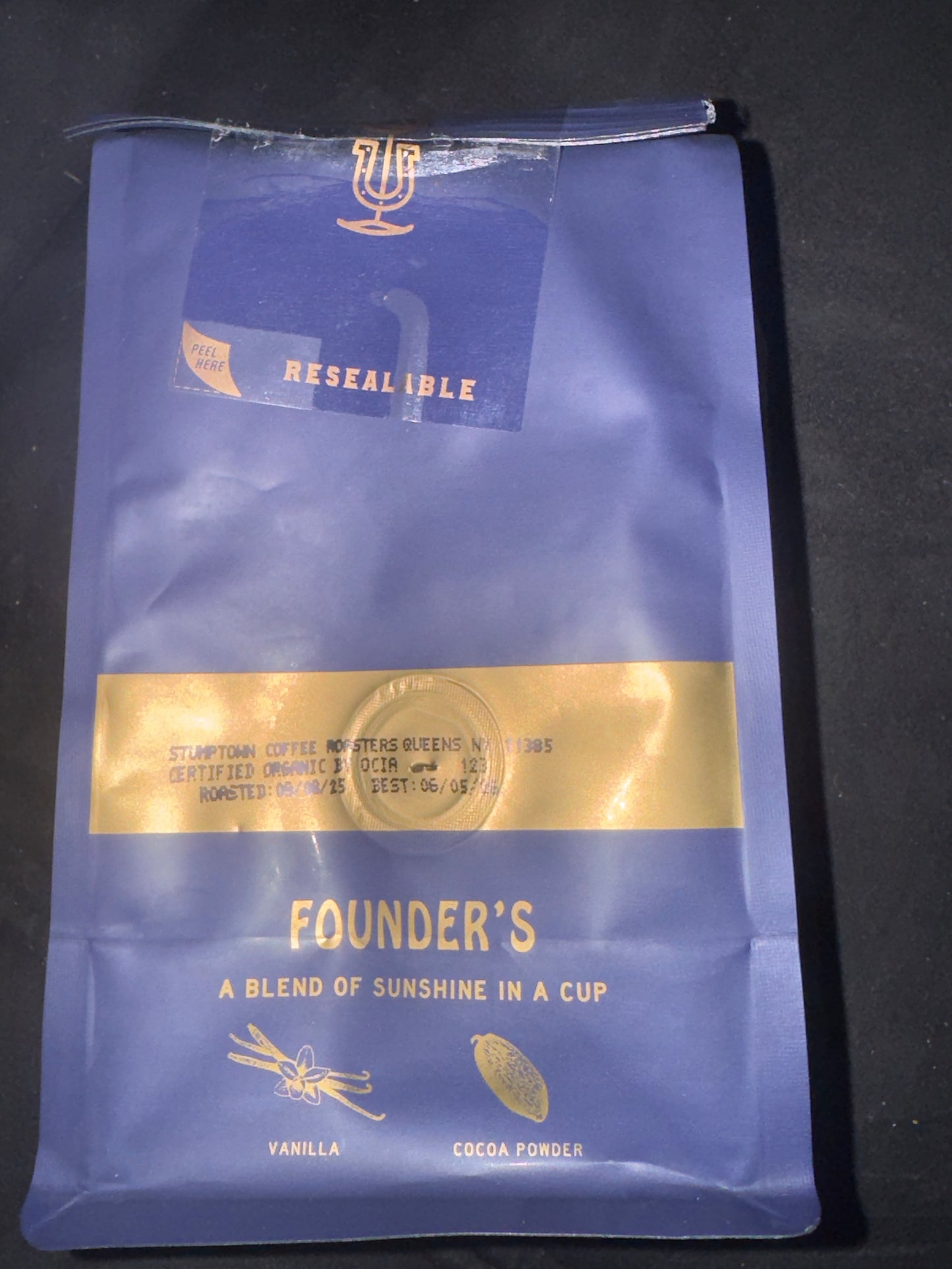 Organic Founders — Mittelstark gerösteter Kaffee als ganze Bohnen, 340g